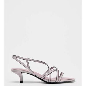 New Zara Leather Sandals - Mauve 9